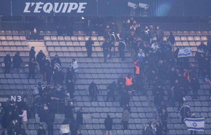 VÍDEOS. Francia-Israel: las peleas entre aficionados estallan en las gradas desde los primeros minutos del partido