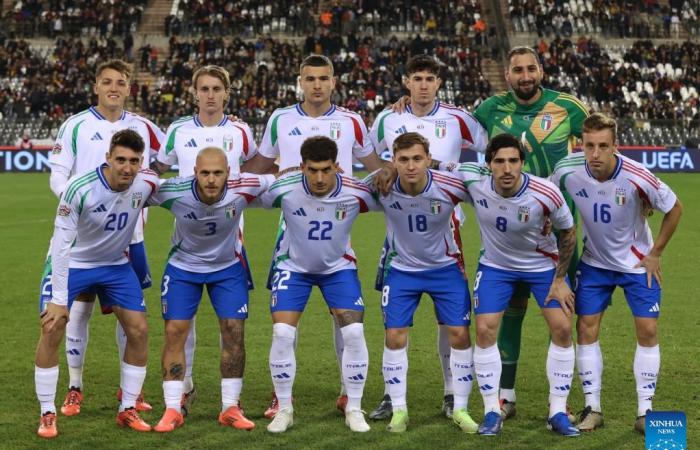 Partido de fútbol de la Liga A de la UEFA Nations League 2024/25: Bélgica vs.Italia-Xinhua