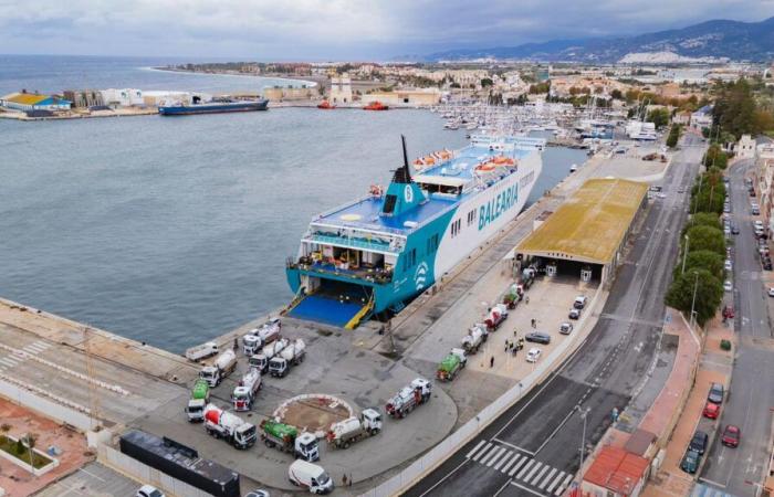 Mal tiempo en España: Baleària transporta equipos marroquíes a zonas de catástrofe