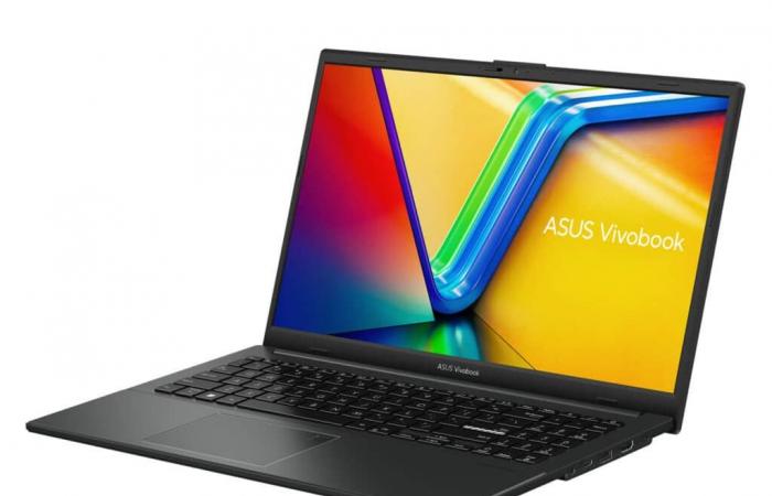 Promoción 499€ Asus VivoBook Go 15 S1504FA-L1112W, portátil económico OLED High Fidelity 15″ nómada 10h antibacteriano con AMD Ryzen 5 con SSD de 512 GB