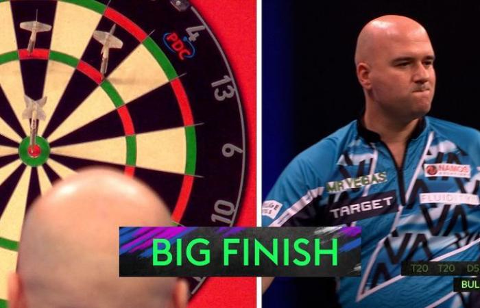 Grand Slam de Dardos 2024: Cameron Menzies sorprende a James Wade y llega a cuartos de final mientras Rob Cross deslumbra en dobles | Noticias de dardos