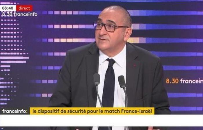 Partido Francia-Israel, manifestación pro-palestina… “8h30 franceinfo” de Laurent Nuñez