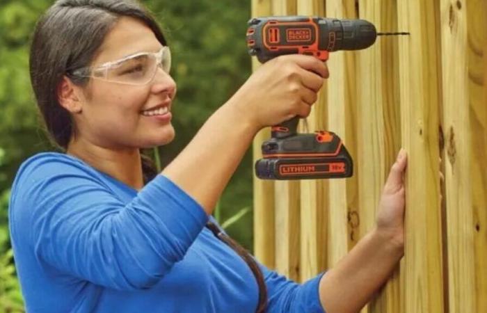 Este taladro atornillador Black + Decker a un precio muy competitivo atraerá a los entusiastas del bricolaje