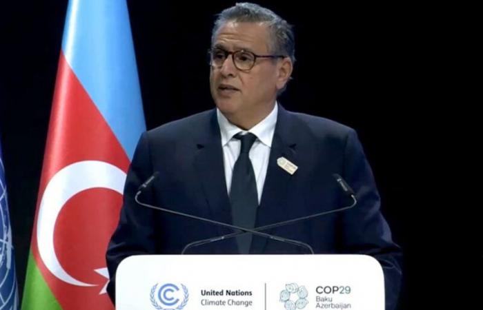 COP 29: Akhannouch destaca los esfuerzos del Reino en materia de adaptación climática