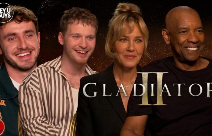 Paul Mescal, Denzel Washington, Connie Nielsen y Fred Hechinger sobre Ridley Scott, secuelas, legado y Gladiator II