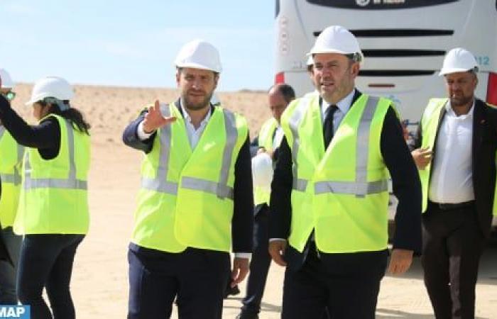 Una delegación de empresarios franceses visita proyectos de estructuración en la región de Dajla-Oued Eddahab