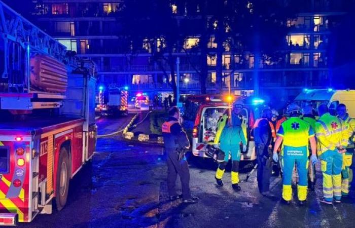 Incendio en un apartamento de la Chaussée d’Alsemberg en Uccle: una persona gravemente herida