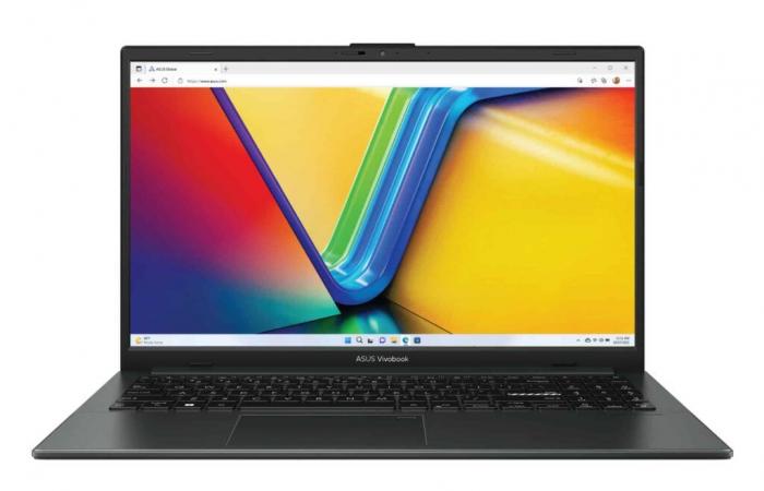 Promoción 499€ Asus VivoBook Go 15 S1504FA-L1112W, portátil económico OLED High Fidelity 15″ nómada 10h antibacteriano con AMD Ryzen 5 con SSD de 512 GB