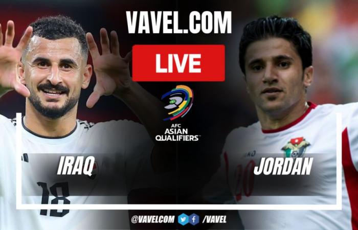 Actualizaciones de resultados en VIVO de Irak vs Jordania (0-0) | 14 de noviembre de 2024