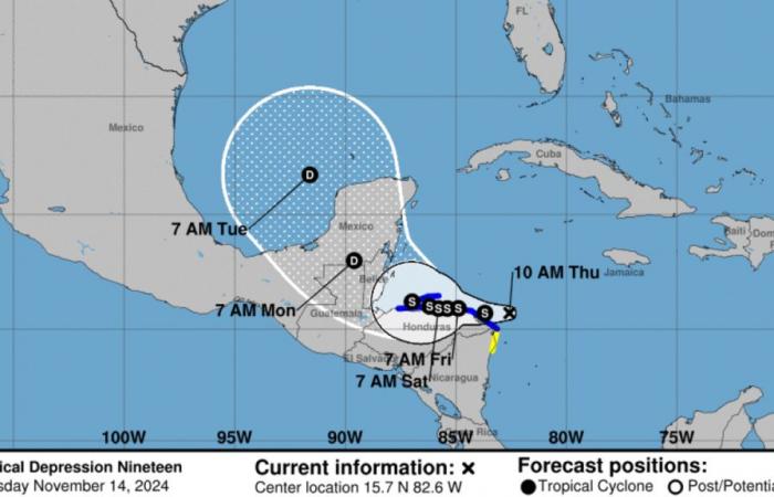 Otra tormenta de finales de temporada se avecina en el Caribe y amenaza a Centroamérica | Noticias del tiempo