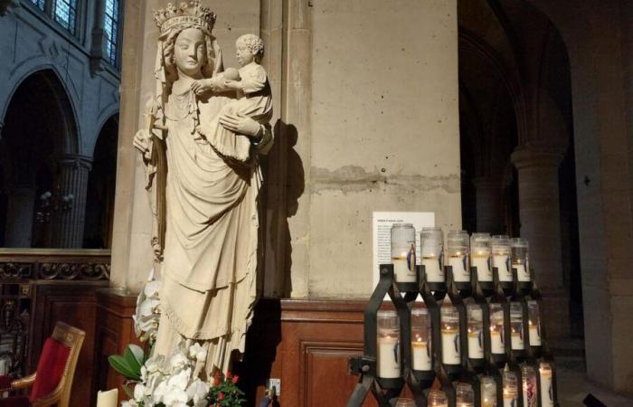 La Virgen del Pilar, obra maestra milagrosa del incendio de Notre-Dame de París, regresa a su catedral