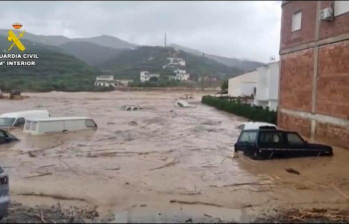 Imágenes de las inundaciones que azotaron Málaga