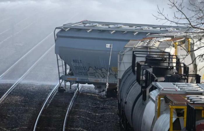 Descarrilamiento de tren en Longueuil: contención en un radio de 800 metros