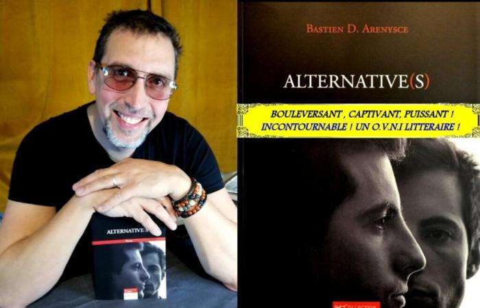 El autor local Bastien D. Arenysce en dedicatoria a Leclerc