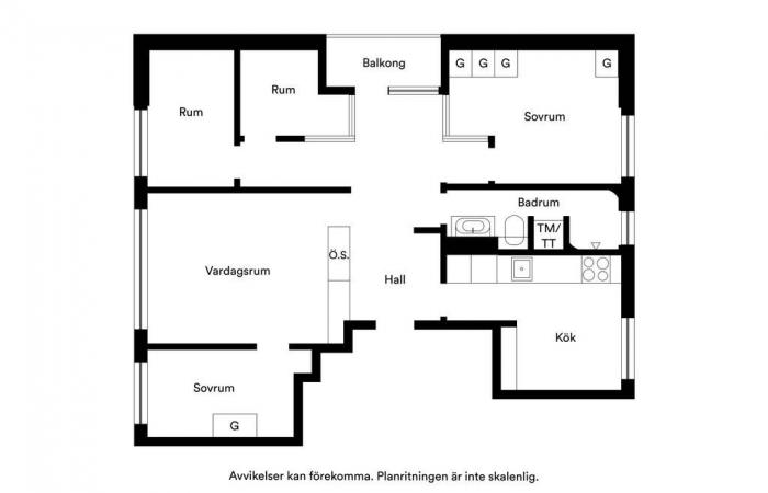 Un piso reformado de 87m2 con espíritu mid-century