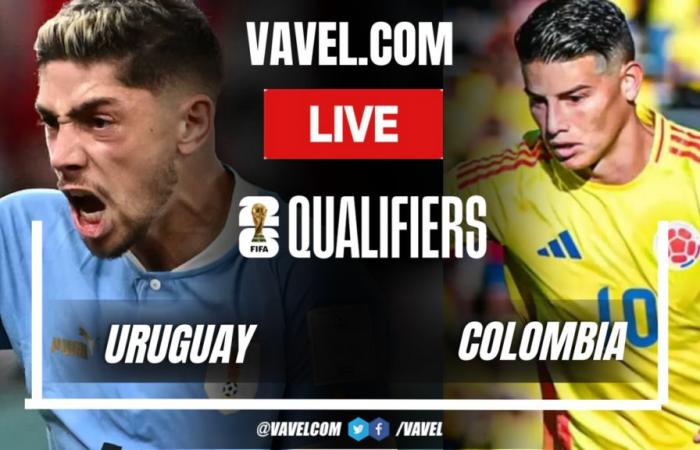 Uruguay (3-2) vs Colombia EN VIVO Actualizaciones de resultados en las Eliminatorias al Mundial 2026 | 15 de noviembre de 2024