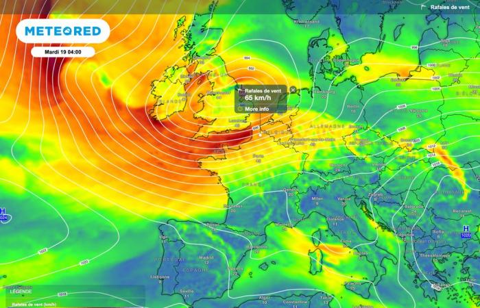 ¡El vendaval está confirmado en Francia! Infórmate de la previsión meteorológica y si estás afectado