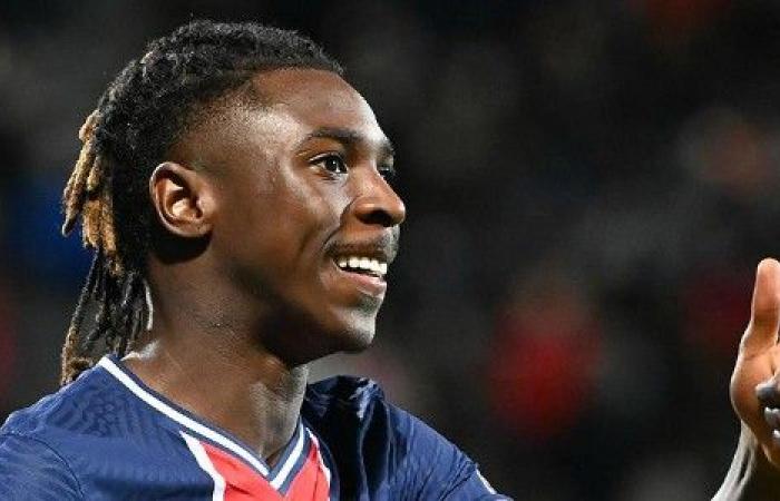 Moïse Kean declara su amor por el PSG