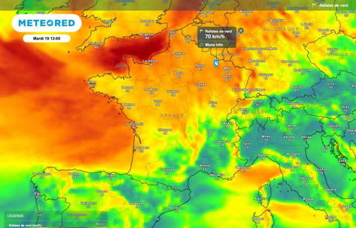 ¡El vendaval está confirmado en Francia! Infórmate de la previsión meteorológica y si estás afectado