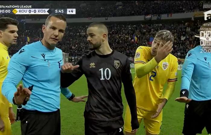 ¡Esto es lo que estaban esperando! Los jugadores kosovares abandonaron el campo en el último minuto de la prórroga después de que los aficionados rumanos corearan “Serbia” tras los desafíos.