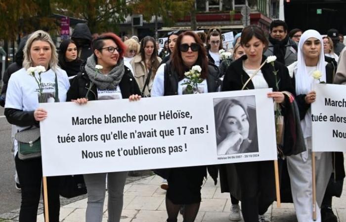 Marcha blanca tras el asesinato de Héloïse en Rouen: “Dominan la ira y la tristeza”