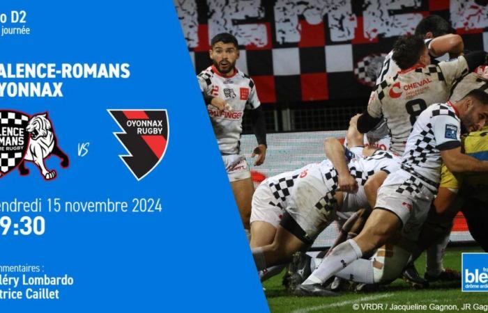 EN VIVO – Pro D2: VRDR recibe a Oyonnax, sigue el día 11 en France Bleu Drôme Ardèche