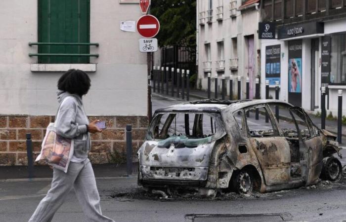 el fuego se había extendido, un hombre detenido