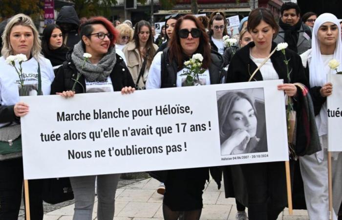 Marcha blanca tras el asesinato de Héloïse en Rouen: “Dominan la ira y la tristeza”