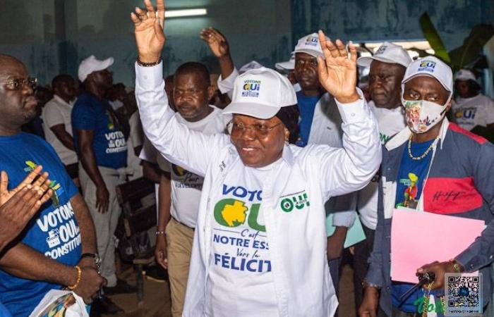 Referéndum 2024: Brigitte Onkanowa completa la campaña “SÍ” en Okondja | Gabonreview.com