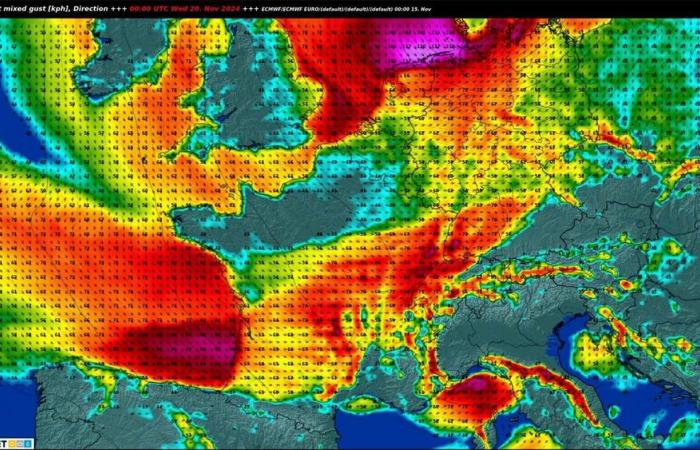 Cambio de tiempo en Francia a partir del 18 de noviembre