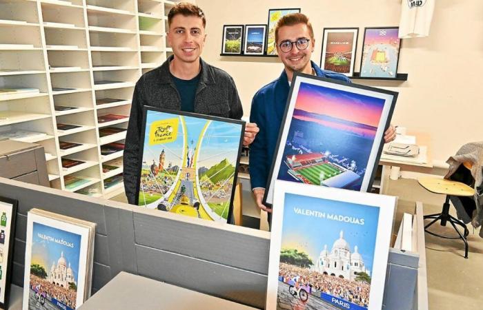 En Brest, “L’Afficheur Français” obtuvo la licencia oficial para los carteles del Tour de Francia