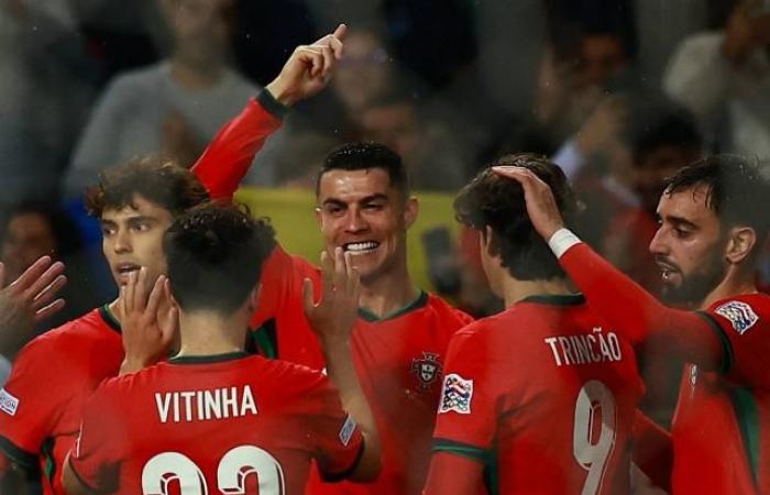 La Portugal de Ronaldo en cuartos de final de la Liga de Naciones aplastando a Polonia