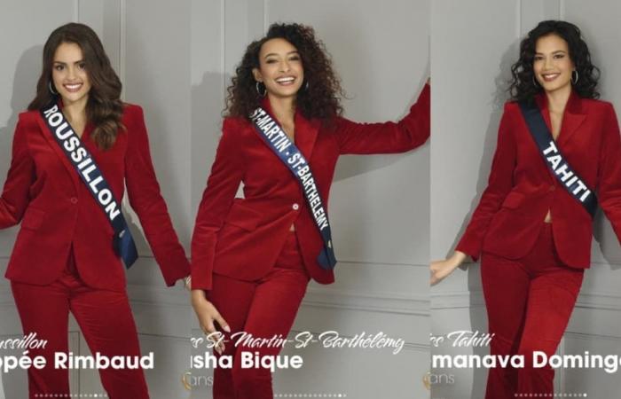 Revelados los retratos oficiales de las candidatas a Miss Francia