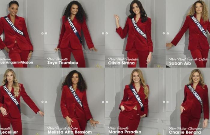 Revelados los retratos oficiales de las candidatas a Miss Francia