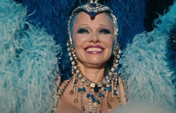 un tráiler del gran regreso de Pamela Anderson al cine