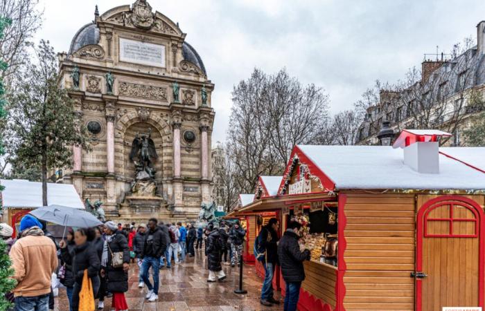 El mercado navideño Made in France de Saint-Michel en París 2024