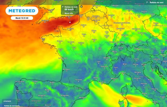 ¡El vendaval está confirmado en Francia! Infórmate de la previsión meteorológica y si estás afectado