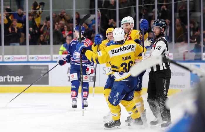 ZSC Lions: 2-3 en la prórroga contra el HC Davos