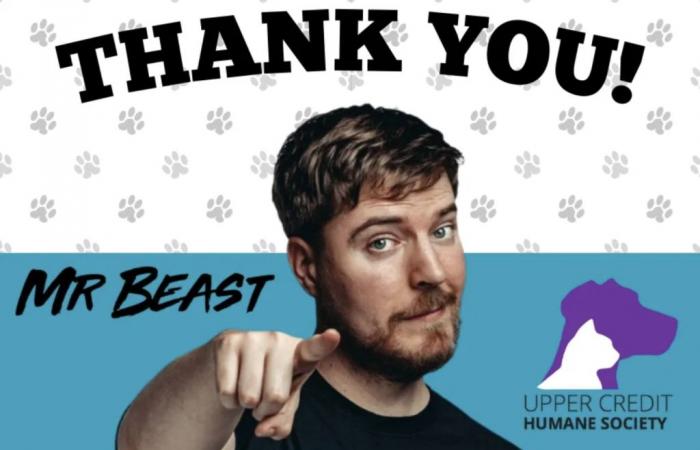 La superestrella de YouTube MrBeast hace una donación a la sociedad humanitaria local