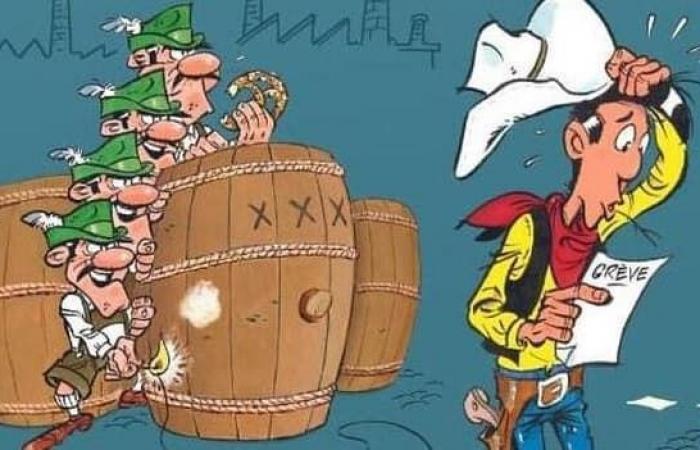 En “Un vaquero bajo presión”, Lucky Luke conoce al abuelo de Trump, un inmigrante bávaro