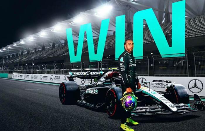 Fórmula 1 | Mercedes F1 invita a los aficionados a poner sus nombres en el W15 de Hamilton a Abu Dhabi