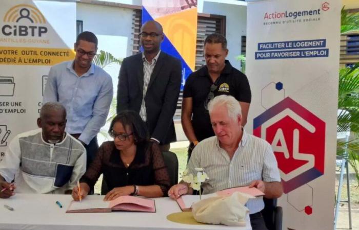 Congés BTP Antilles-Guyane y Action Logement firman una asociación para facilitar el acceso a la vivienda a los trabajadores de la construcción en Guyana