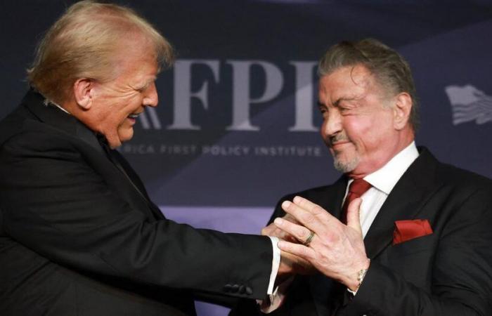 Sylvester Stallone dice que el “mítico” Donald Trump es el nuevo George Washington de Estados Unidos