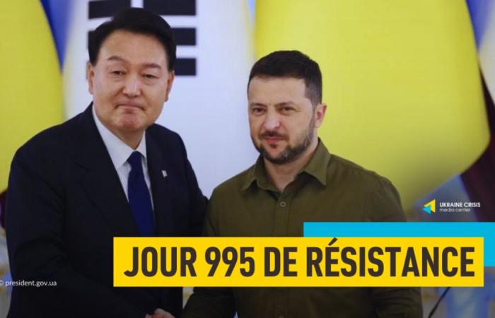 Día 995 de Resistencia: Seúl reconsiderará su decisión de enviar armas a Ucrania tras la victoria de Trump