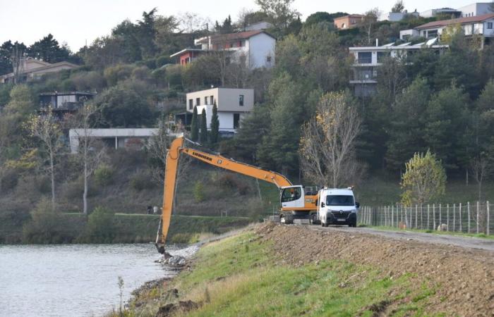 ¿Por qué se están realizando obras en la presa de este lago del Lauragais?