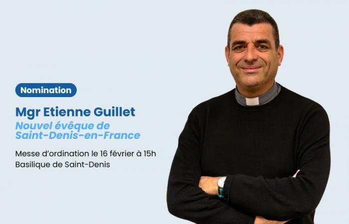 El padre Etienne Guillet nombrado obispo de la diócesis de Saint-Denis-en-France