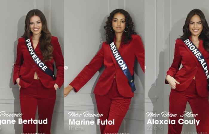 Revelados los retratos oficiales de las candidatas a Miss Francia