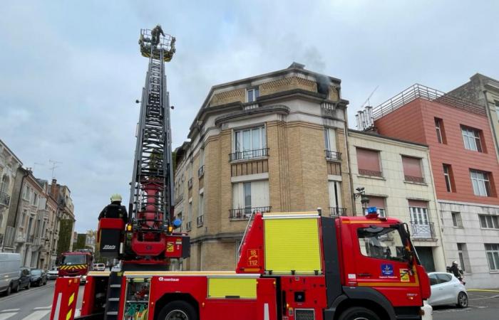 Incendio en un apartamento en el centro de Orleans, un ocupante herido