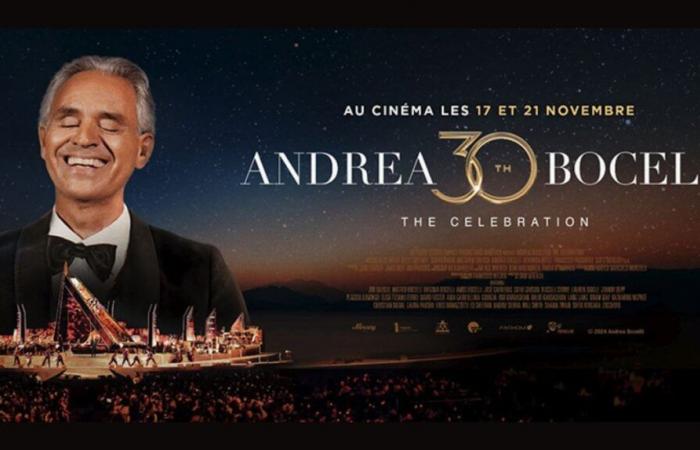 GARD El tenor italiano Andrea Bocelli en concierto de cine en varios cines