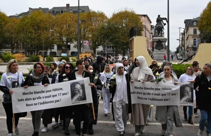 Marcha blanca tras el asesinato de Héloïse en Rouen: “Dominan la ira y la tristeza”